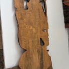Conjunto de 3 quadros em madeira 