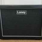Conjunto de amplificador e subwoofer da marca Laney 