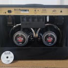 Conjunto de combo amplificador e subwoofer da marca Peavey