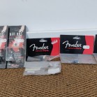 Conjunto de pedais de efeitos, condensadores e potenciómetros 