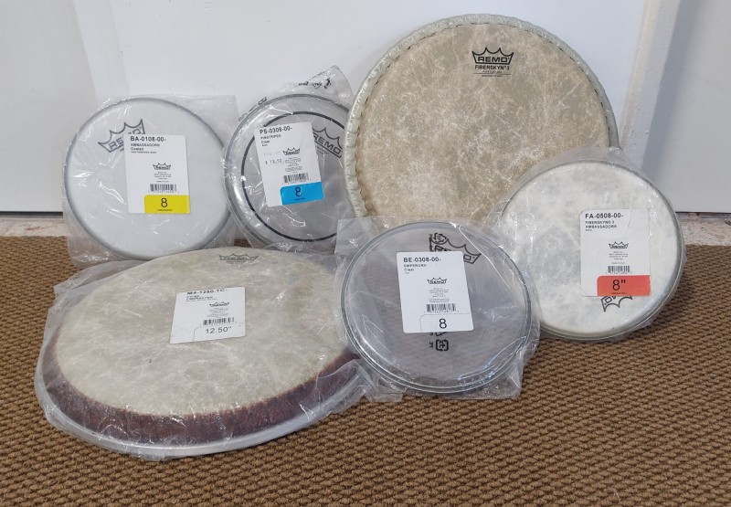 Conjunto de 8 Drumheads • Remo