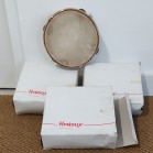 Conjunto de pandeiretas e tamborim 