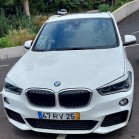 Viatura da marca BMW, modelo X1 com a matrícula 47-RV-25 ( ano de 2016)